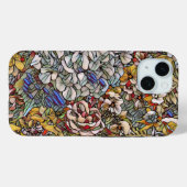 Stained Glass Botanical Floral Case-Mate iPhone Hülle (Rückseite (Horizontal))
