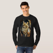 Stained Glass Buff Cat T-Shirt (Vorne ganz)