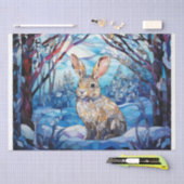 Stained Glass Bunny Seidenpapier (Handwerk)