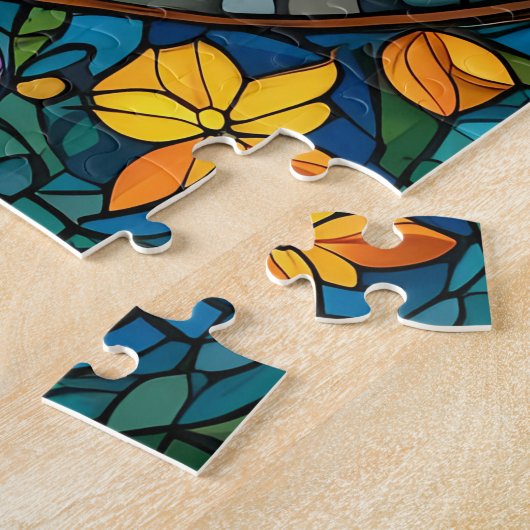 Stained Glass Castle Jigsaw Puzzle (Seite)