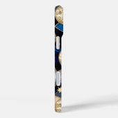 Stained Glass Celestial iPhone Case Moon Stars  (Rückseite / Rechts)