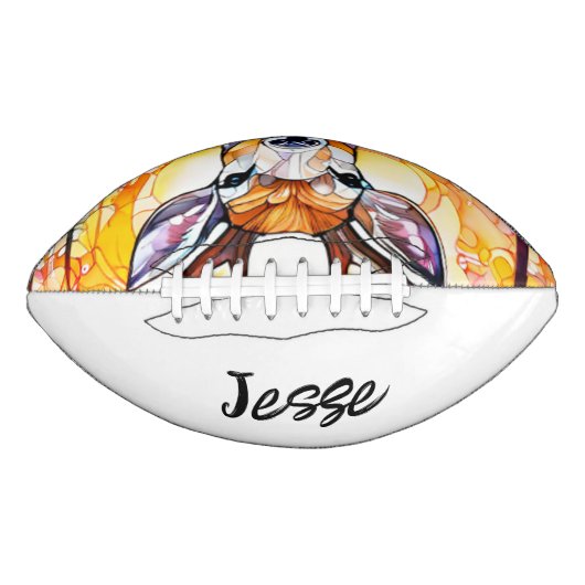 Stained Glass Deer Football (Vorderseite)