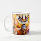 Stained Glass Deer Kaffeetasse (Links)