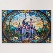 Stained Glass Dream Castle jigsaw puzzle