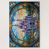 Stained Glass Dream Castle jigsaw puzzle (Vertikal)
