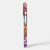 Stained Glass Effect Phone Case Floral Mosaic  (Rückseite / Links)