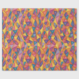 Stained Glass Effect Rainbow Wrapping Paper Geschenkpapier