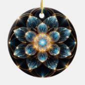 Stained glass, fairies, cathedrals, prayer keramik ornament (Hinten)