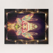 Stained glass, fairies, cathedrals, prayer puzzle (Horizontal)