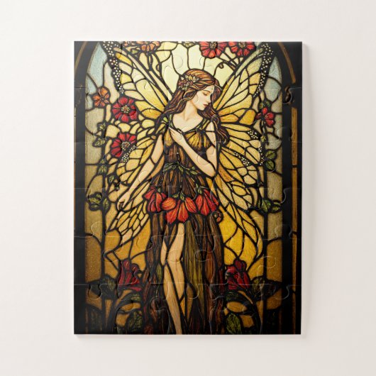 Stained glass fairy puzzle (Vertikal)