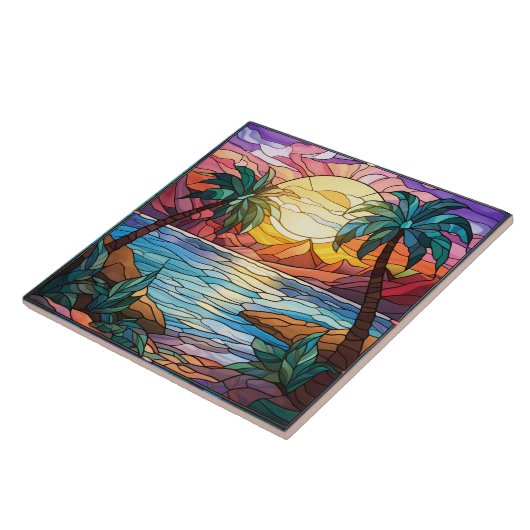 Stained Glass  Fliese (Seite)