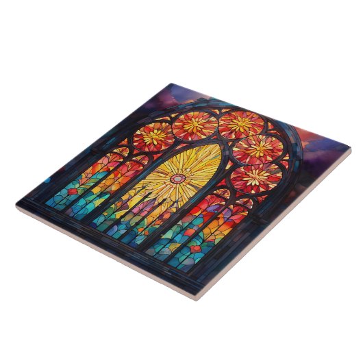 Stained Glass  Fliese (Seite)