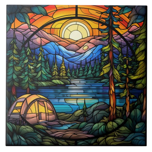 Stained Glass  Fliese (Vorderseite)