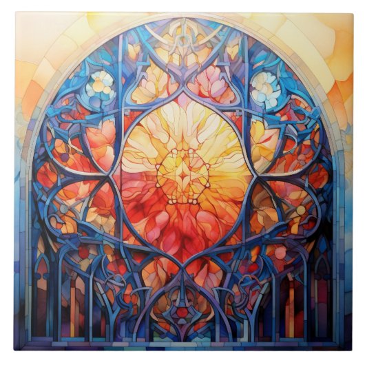 Stained Glass  Fliese (Vorderseite)