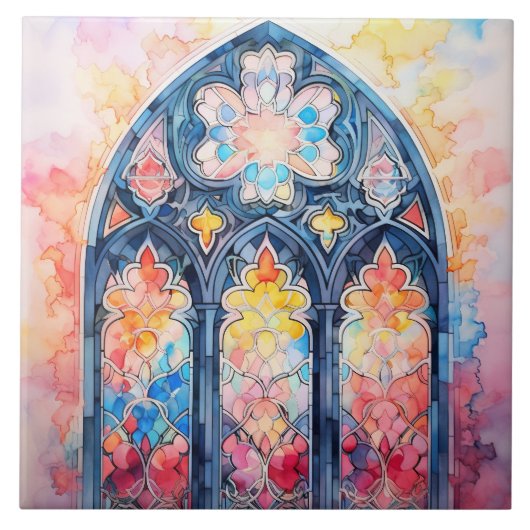 Stained Glass  Fliese (Vorderseite)