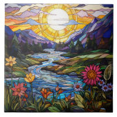 Stained Glass  Fliese (Vorderseite)