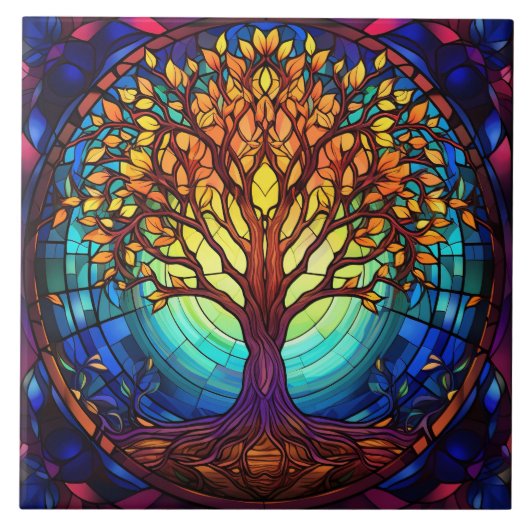 Stained Glass  Fliese (Vorderseite)