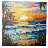 Stained Glass  Fliese (Vorderseite)