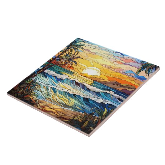 Stained Glass  Fliese (Seite)