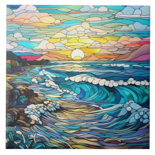 Stained Glass  Fliese (Vorderseite)