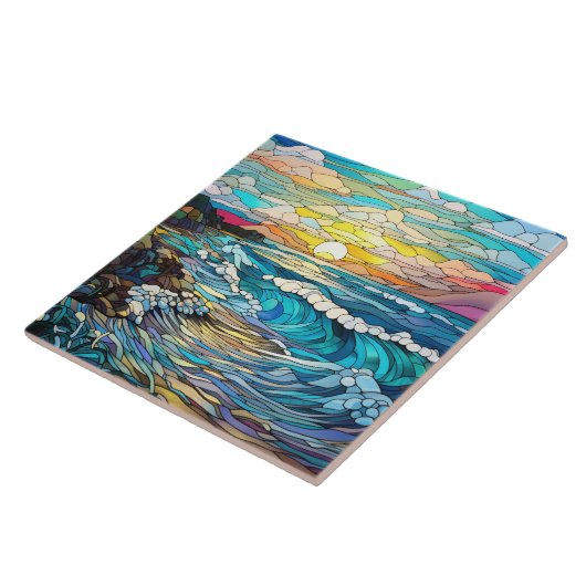 Stained Glass Fliese (Seite)