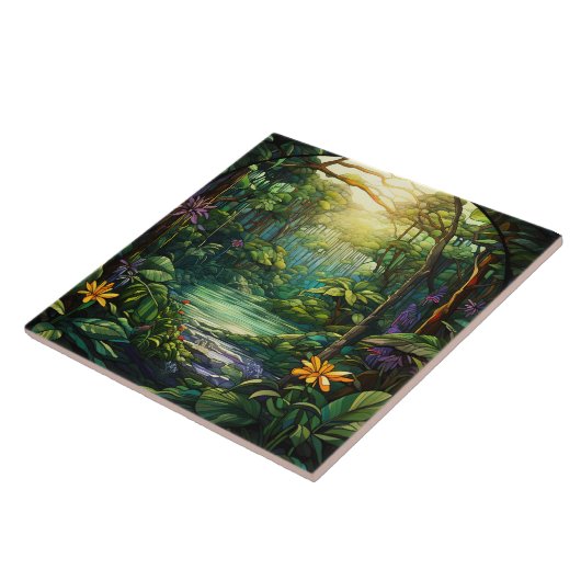 Stained Glass  Fliese (Seite)