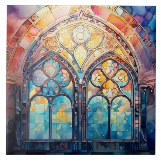 Stained Glass  Fliese (Vorderseite)