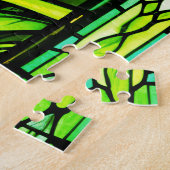 Stained Glass Frog Jigsaw Puzzle (Seite)