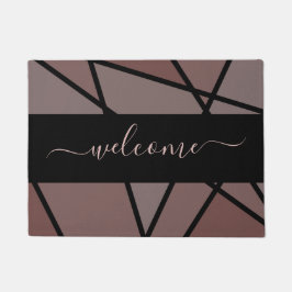 Stained Glass Imitation to Welcome Home Fußmatte