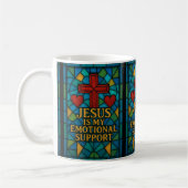 Stained Glass Jesus Christian Gift Kaffeetasse (Links)