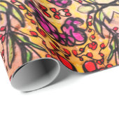 Stained Glass-Like Geschenkpapier (Rolleneckpunkt)