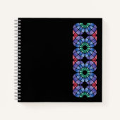 Stained Glass (Linear - Midnight) Notizblock (Vorderseite)