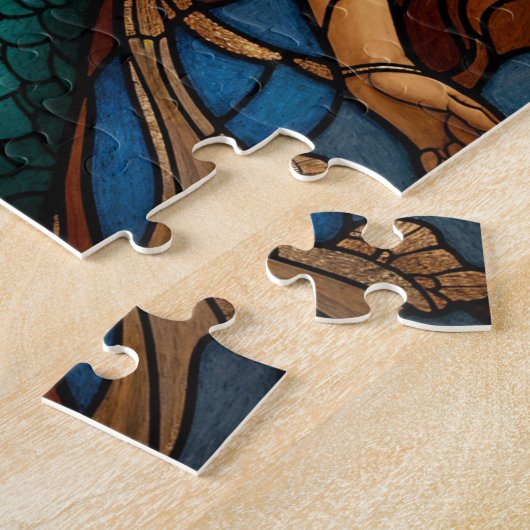 Stained glass mermaid puzzle (Seite)