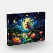 Stained Glass Moonlight Flight Fairy Fotoblock (Links)