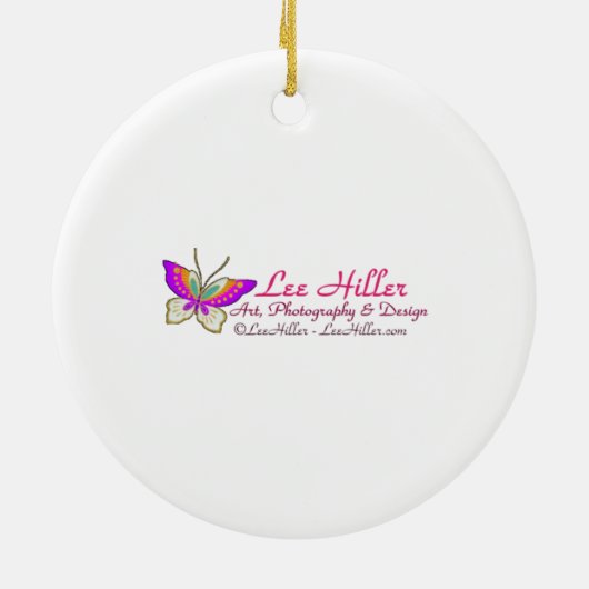 Stained Glass Moonlight Flight Fairy  Keramik Ornament (Hinten)