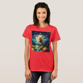 Stained Glass Moonlight Flight Fairy T-Shirt (Vorne ganz)