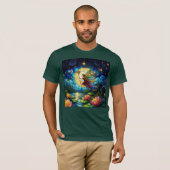 Stained Glass Moonlight Flight Fairy  T-Shirt (Vorne ganz)
