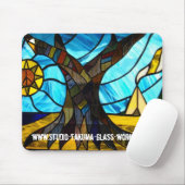 stained glass mousepad (Mit Mouse)