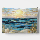 Stained Glass Ocean Sunset Accessory Pouch Zubehörtasche (Vorderseite)