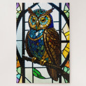 Stained Glass Owl Jigsaw - 2 Puzzle (Vertikal)