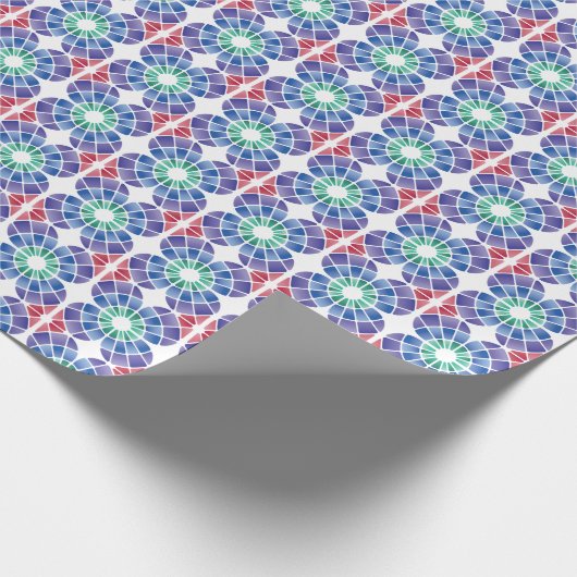 Stained Glass (Pattern Daylight) Geschenkpapier (Ecke)