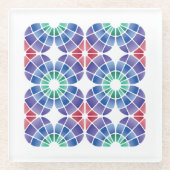 Stained Glass (Pattern - Daylight) Glasuntersetzer (Vorderseite)