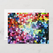 Stained Glass Postcard Postkarte (Vorne/Hinten)