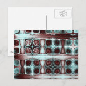 Stained Glass Postcard Postkarte (Vorne/Hinten)