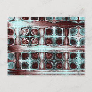 Stained Glass Postcard Postkarte