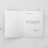 Stained Glass Praying Hands Sympathy Karte (Innenseite)