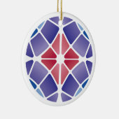 Stained Glass (Radial - Daylight) Keramik Ornament (Rechts)