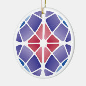 Stained Glass (Radial - Daylight) Keramik Ornament (Links)