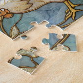 Stained Glass Roosters Elegant Chicken Farmhouse Puzzle (Seite)