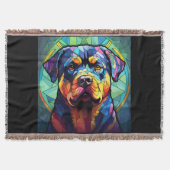 Stained Glass Rottweiler  Decke (Vorderseite)